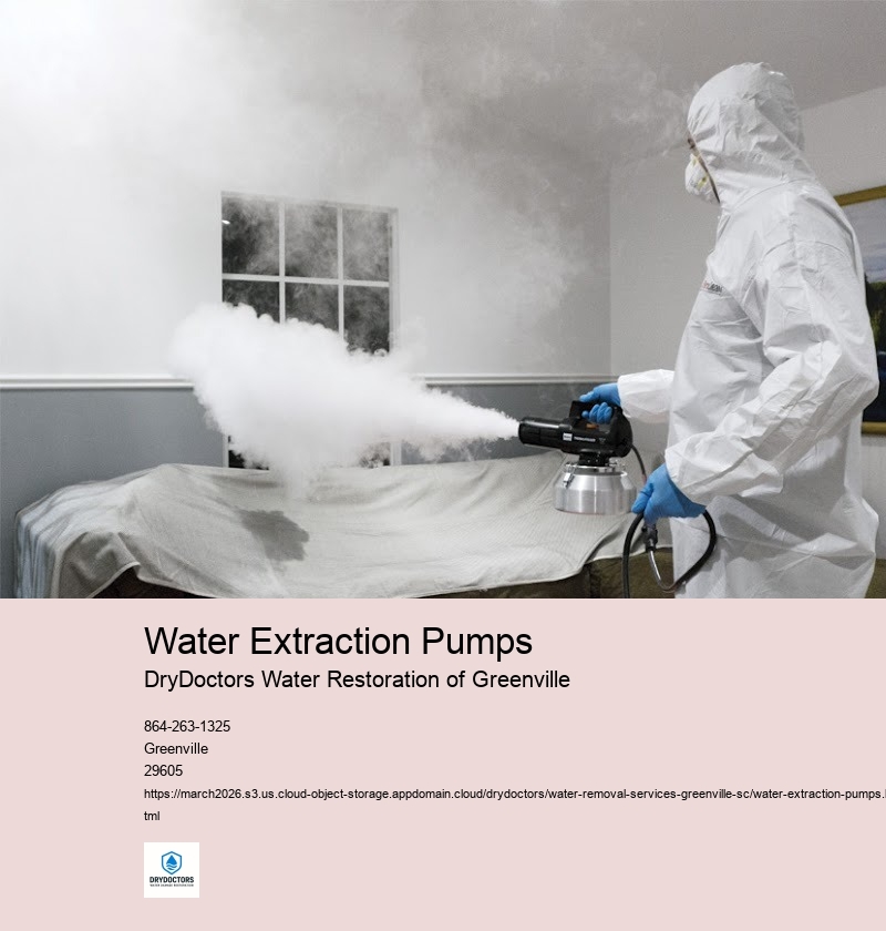 Types of Water Extraction Pumps