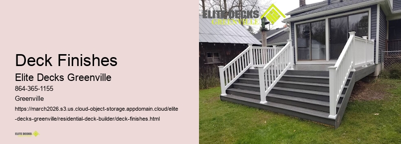 Deck Finishes